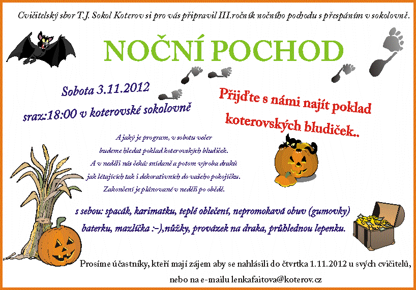 Noční pochod 2012